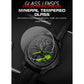 Men's quartz wristwatch with black dial, green accents, and black leather strap.
