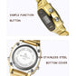 SANDA 6053 Square LED Digital Display Dial Running Seconds Alarm Clock Electronic Watch for Women