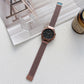 Two Sections Milan Steel Strap Watchband, 20mm, 22mm