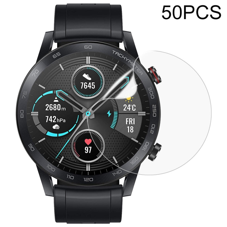 Hydrogel watch screen protector film, 50 pcs, clear protective layer for watch face