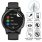 Garmin smartwatch with clear screen protector film, full coverage