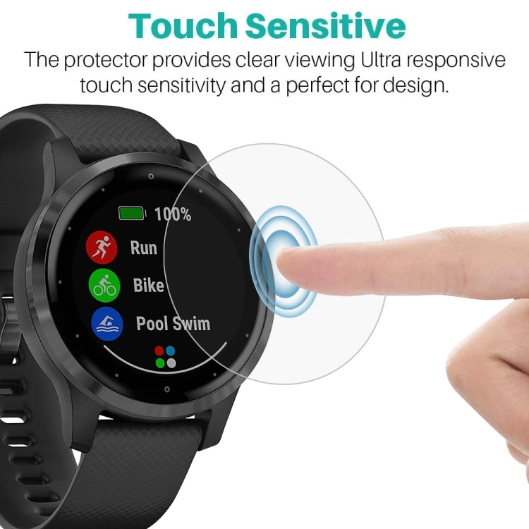 Touchscreen sensitivity soft hydrogel protector film on black smartwatch