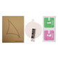 Screen protector materials: protector sheet, wipe packet, and alignment sticker