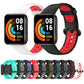 Assorted two-color silicone watch bands in multiple colors, perforated strap sections