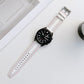Universal Tricolor Sewing Leather Strap Watchband, 20mm, 22mm