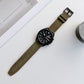 Universal Tricolor Sewing Leather Strap Watchband, 20mm, 22mm