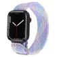 Nylon Braid Strap Watchband For Apple Watch Series, 7 45mm / 6&SE&5&4 44mm / 3&2&1 42mm