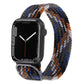 Nylon Braid Strap Watchband For Apple Watch Series, 7 45mm / 6&SE&5&4 44mm / 3&2&1 42mm