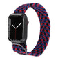 Nylon Braid Strap Watchband For Apple Watch Series, 7 45mm / 6&SE&5&4 44mm / 3&2&1 42mm