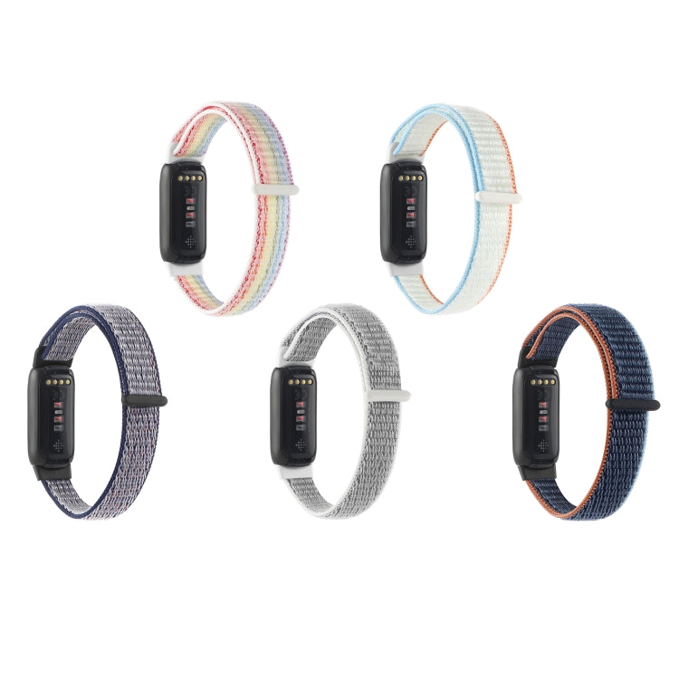 Assorted nylon loop watchbands in multiple colors with smartwatch face mounts