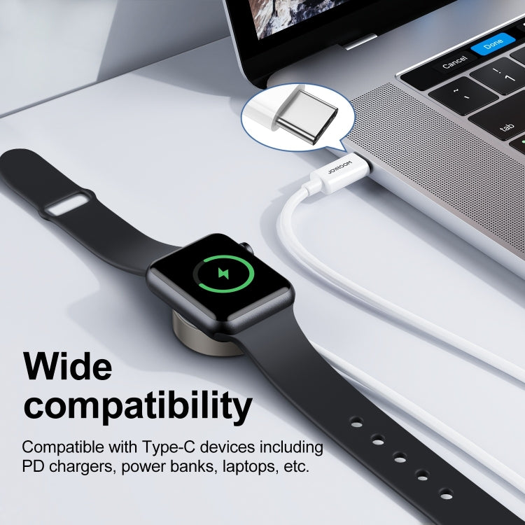 Magnetic charging cable with USB-C plug and round dock for wide device compatibility