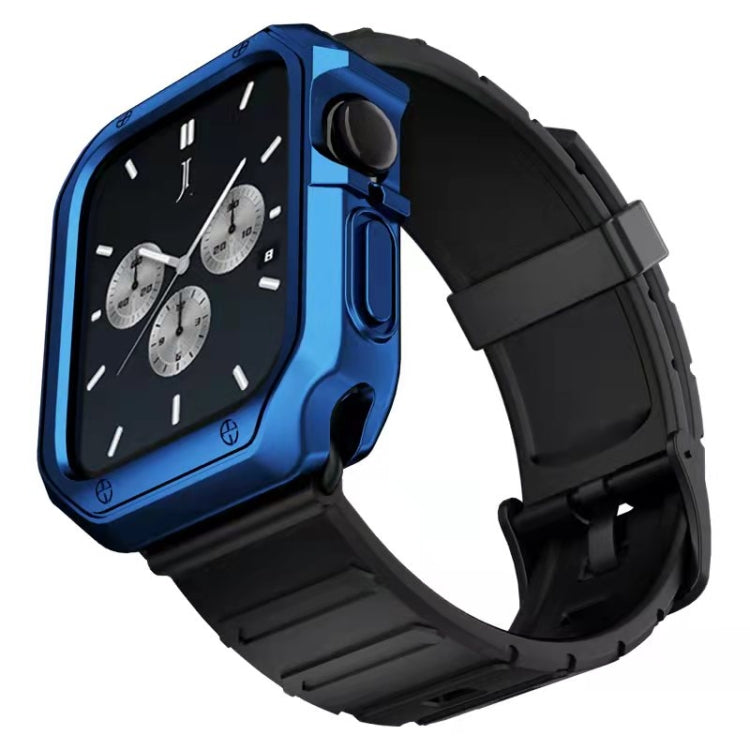 Silicone Watchband + Watch Case Set, For Apple Watch Series 9 / 8 / 7 41mm, For Apple Watch Series 9 / 8 / 7 45mm