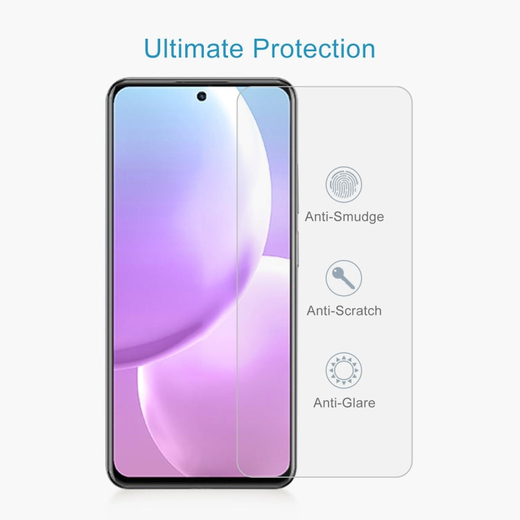 Tempered glass screen protector for smartphone, clear anti-smudge anti-scratch cover
