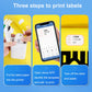 Thermal label paper for app printing and label printer use