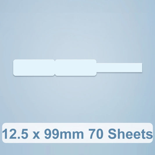 Thermal Label Data Cable Sort Stickers For NiiMbot D101 / D11, 12.5 x 99mm 70 Sheets Lucky You, 12.5 x 99mm 70 Sheets Mint Green, 12.5 x 99mm 70 Sheets Cyan Cloud