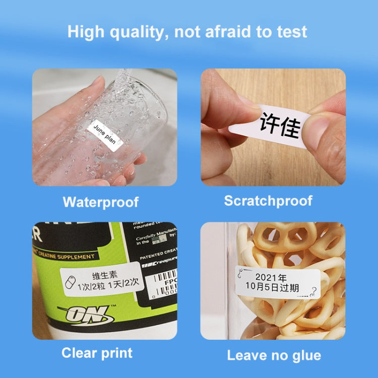 Thermal label stickers tested for waterproof, scratchproof, and clear print