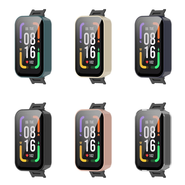 PC + Tempered Glass Watch Protective Case, For Xiaomi Redmi Smart Band Pro