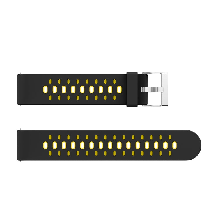 Three Row Holes Silicone Watchband, For Samsung Galaxy Watch 3 45mm