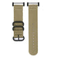 Three-ring Steel Buckle Nylon Watchband, For Suunto CORE, For Suunto 7