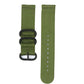 Three-ring Steel Buckle Nylon Watchband, For Suunto CORE, For Suunto 7