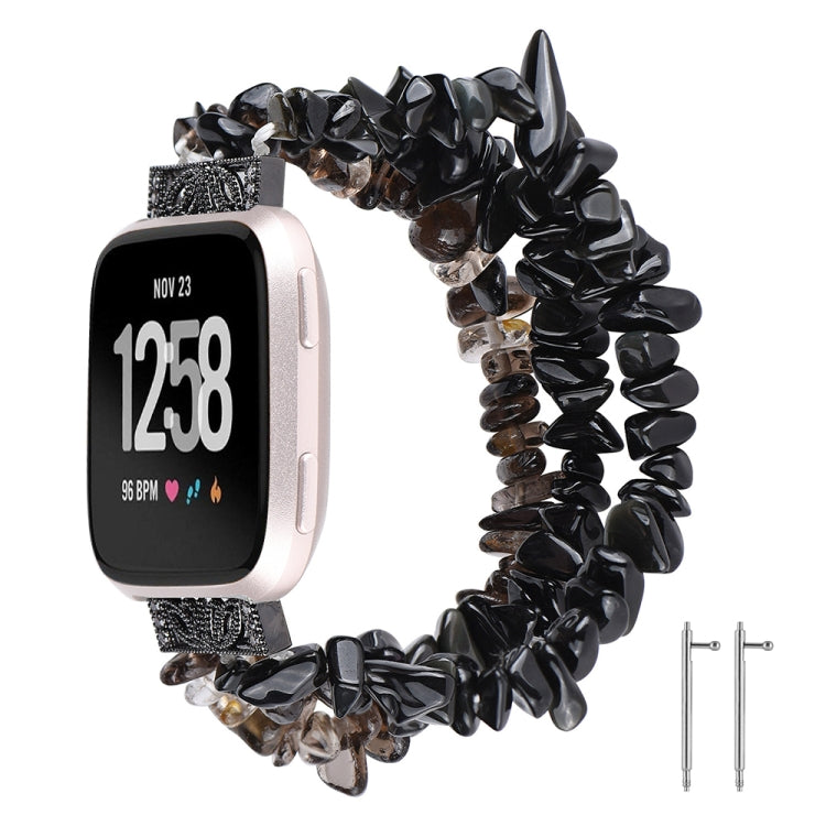 Rough Stone Bracelet Watchband, For Fitbit Versa