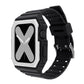 Two-color Integrated Watchband For Apple Watch Series, 7 41mm / 6&SE&5&4 40mm / 3&2&1 38mm, 7 45mm / 6&SE&5&4 44mm / 3&2&1 42mm