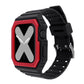 Two-color Integrated Watchband For Apple Watch Series, 7 41mm / 6&SE&5&4 40mm / 3&2&1 38mm, 7 45mm / 6&SE&5&4 44mm / 3&2&1 42mm