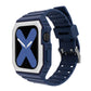 Two-color Integrated Watchband For Apple Watch Series, 7 41mm / 6&SE&5&4 40mm / 3&2&1 38mm, 7 45mm / 6&SE&5&4 44mm / 3&2&1 42mm
