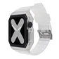 Two-color Integrated Watchband For Apple Watch Series, 7 41mm / 6&SE&5&4 40mm / 3&2&1 38mm, 7 45mm / 6&SE&5&4 44mm / 3&2&1 42mm