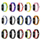 Stripe Braided Watchband, For Xiaomi Mi Band 6 / 5, For Xiaomi Mi Band 4 / 3