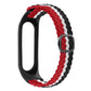 Stripe Braided Watchband, For Xiaomi Mi Band 6 / 5, For Xiaomi Mi Band 4 / 3