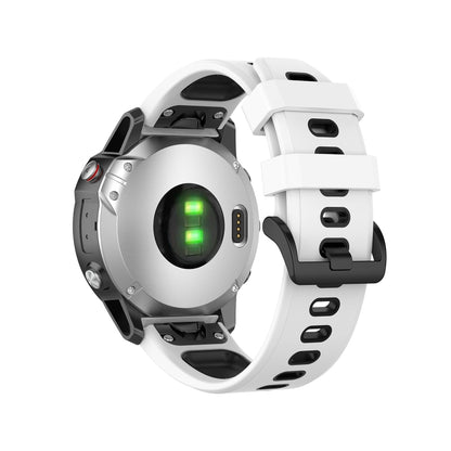 22mm Quick Release Two-color Silicone Strap for Garmin Fenix 7 / EPIX