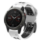 Quick Release Double Row Silicone Watchband, For Garmin Fenix 6, For Garmin Fenix 6X