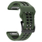 Quick Release Double Row Silicone Watchband, For Garmin Fenix 6, For Garmin Fenix 6X