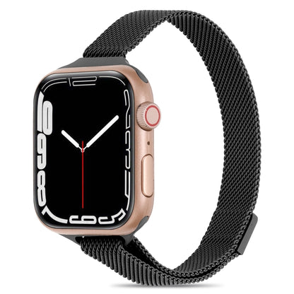 Milanese Small Waist Watchband For Apple Watch Series, 7 41mm / 6&SE&5&4 40mm / 3&2&1 38mm, 7 45mm / 6&SE&5&4 44mm / 3&2&1 42mm