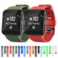 Black Buckle Silicone Watchband, For Garmin Forerunner 35