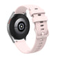 Silicone watch strap with buckle, pale pink pockmarked textured pattern