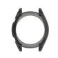 Transparent black TPU watch case, top view open bezel for smartwatch