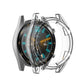 TPU watch case with clear transparent white bezel cover for smartwatch
