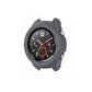 Gray PC protective case for smartwatch with raised bezel and side screw details