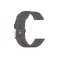 Nylon strap for Huawei B5, dark gray nylon with metal buckle clasp