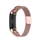Rose pink milanese watch strap with clasp for Huawei Band 3 & 4 Pro.