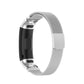 Silver milanese watch strap with clasp for Huawei Band 3 & 4 Pro.