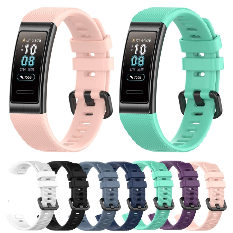 Silicone smartwatch strap, multiple colors with adjustable buckle for fitness tracker