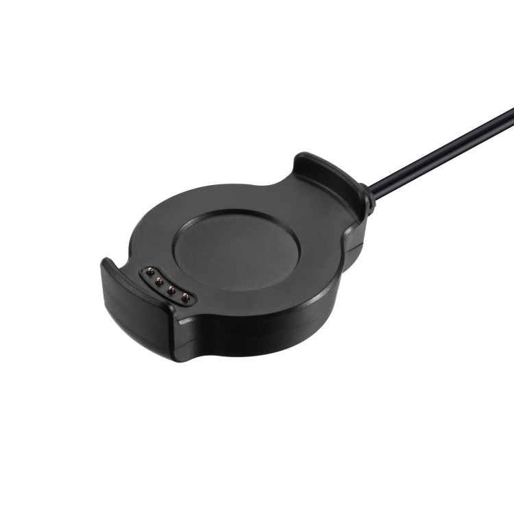Black watch cradle charging base with built-in contact pins