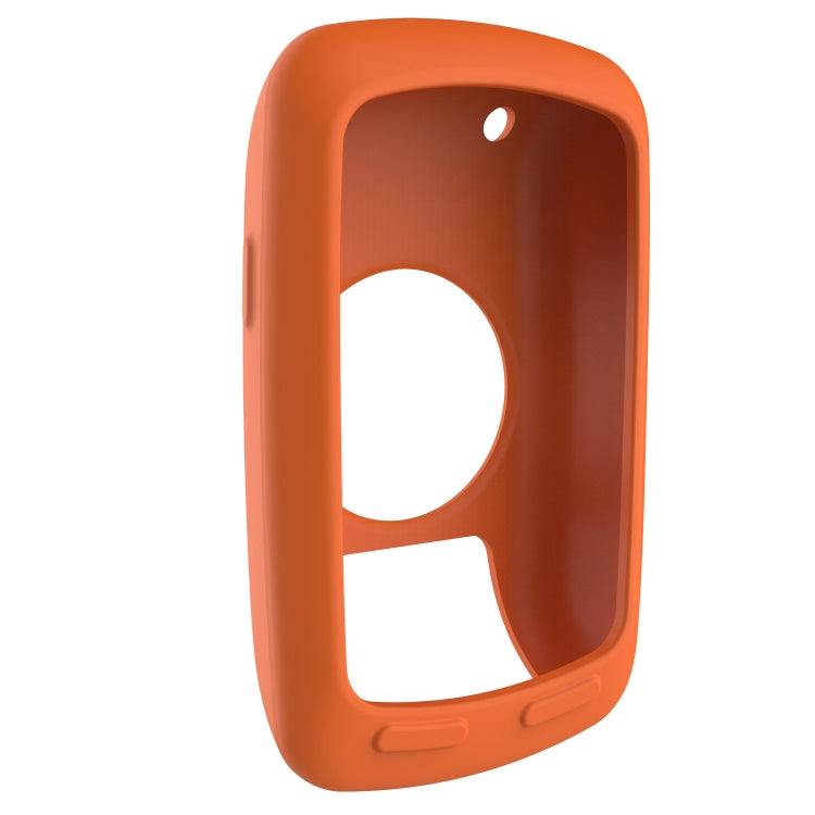 Orange silicone case with screen and button cutouts, for Garmin Edge 800/810