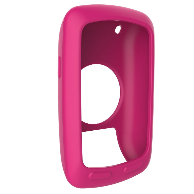 Pink-purple silicone case with screen cutout and button area, for Garmin Edge 800/810