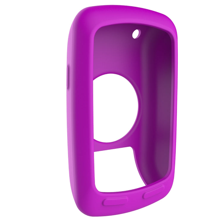 Purple silicone case with cutouts for screen and buttons, for Garmin Edge 800/810