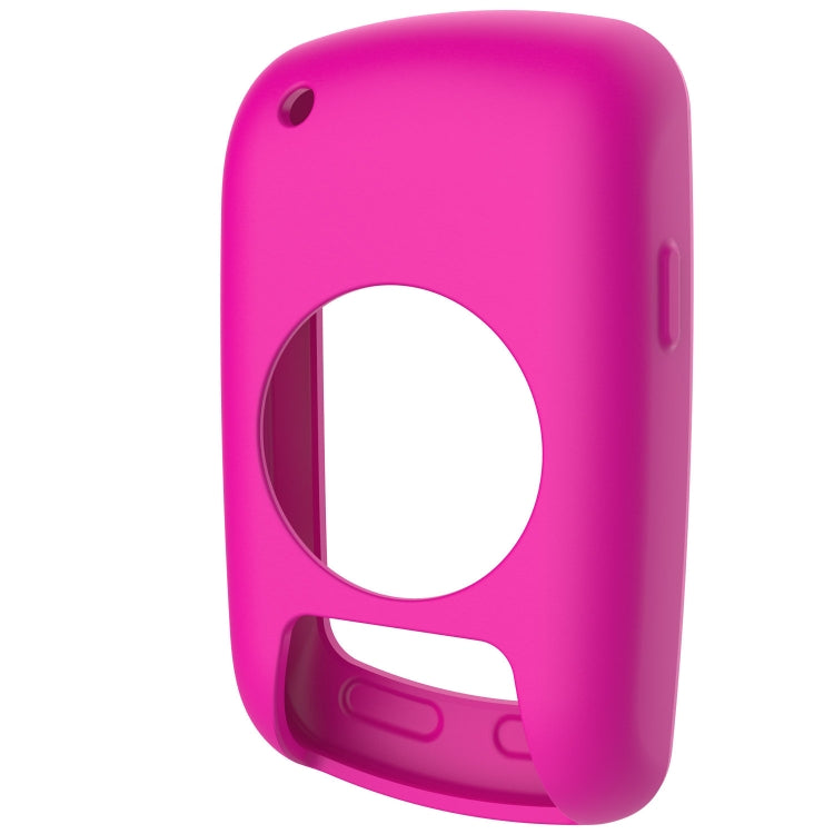 Hot pink silicone case with screen cutout and side opening, for Garmin Edge 800/810