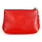Litchi Texture Cowhide Hand Held Small Wallet for Ladies